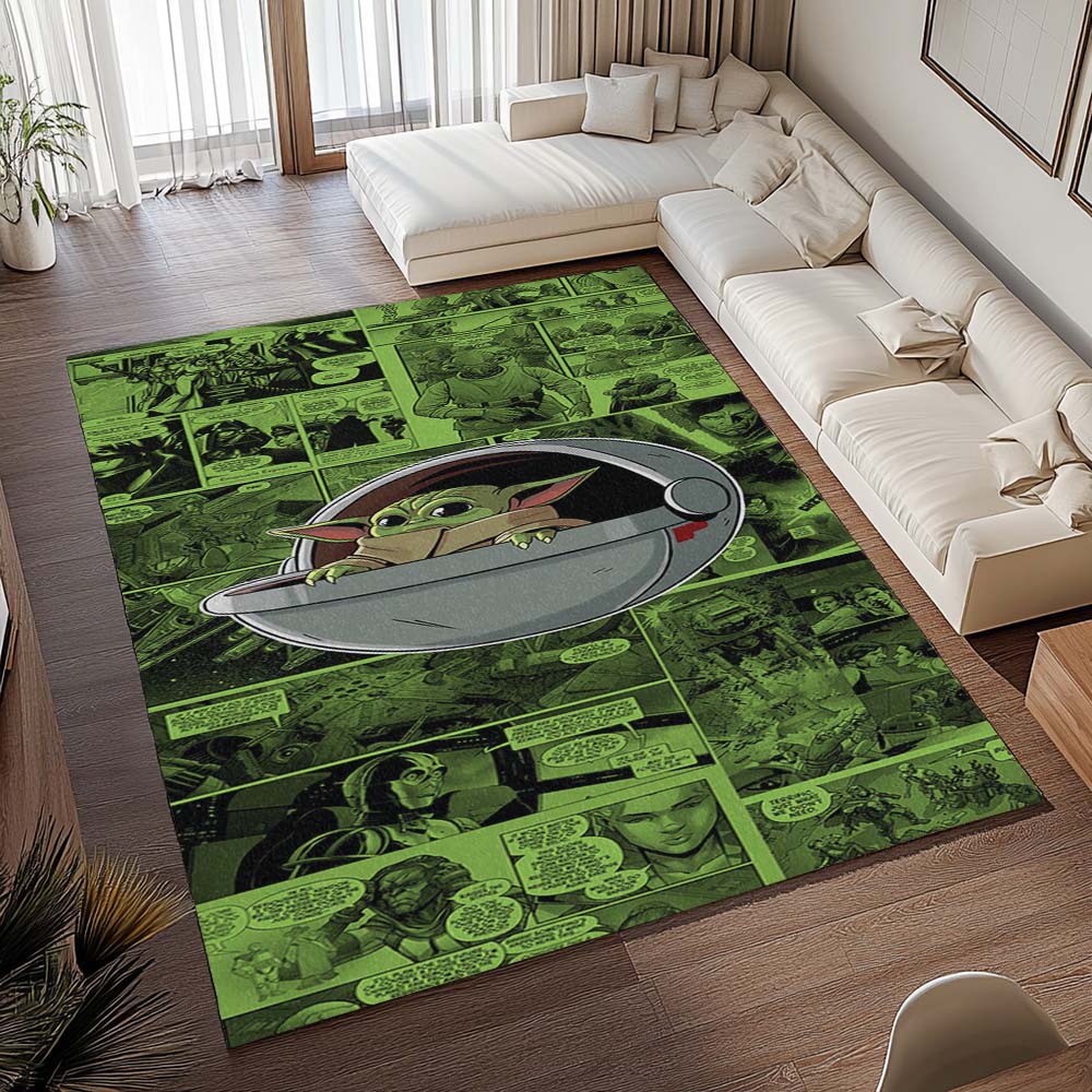 Baby Yoda Grogu Star Wars Der Mandalorianer Teppich - TOK 2