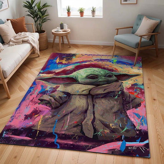 Baby Yoda so süß Teppich - TOK