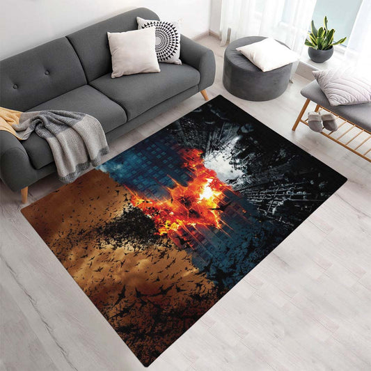 Batman Feuriger Himmel Teppich - TOK