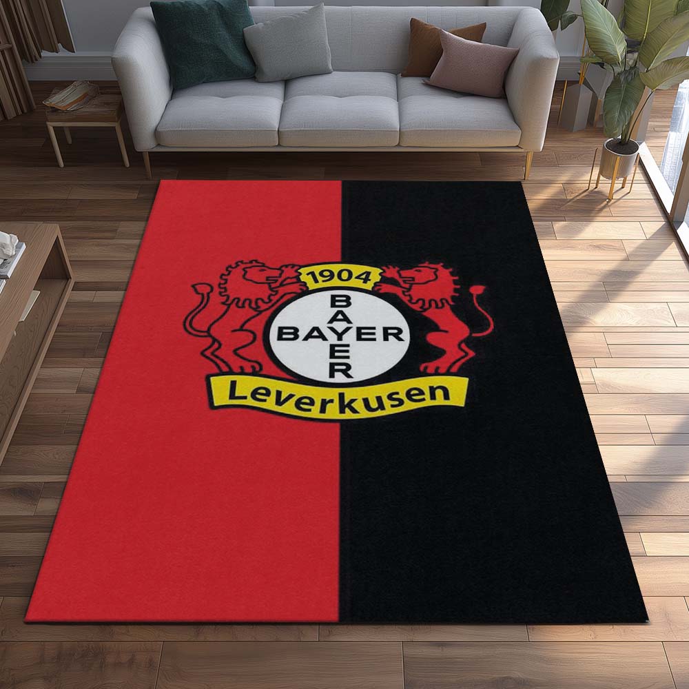 FC Bayer 04 Leverkusen - B04 Teppich - Design 25 - Teppich für Fans
