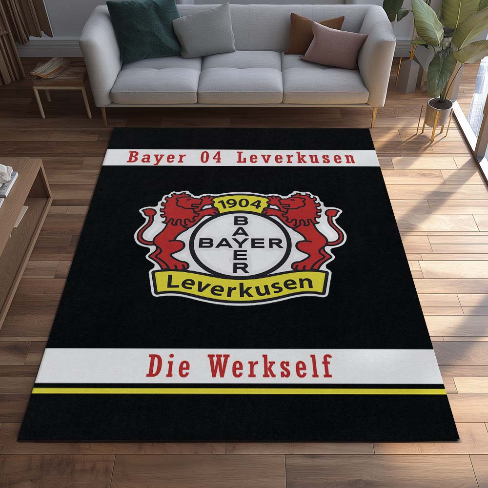 FC Bayer 04 Leverkusen - B04 Teppich - Design 22 - Teppich für Fans