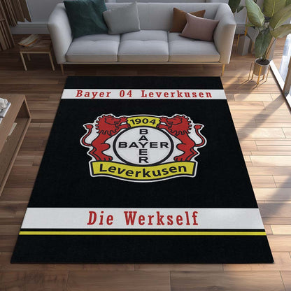 FC Bayer 04 Leverkusen - B04 Teppich - Design 22 - Teppich für Fans