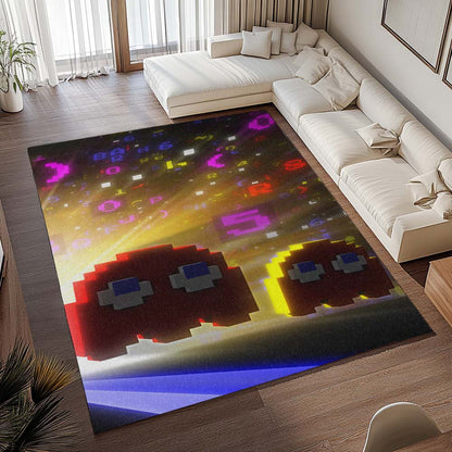 Blinky und Clyde Geist Pacman-Spiel Teppich - TOK 2