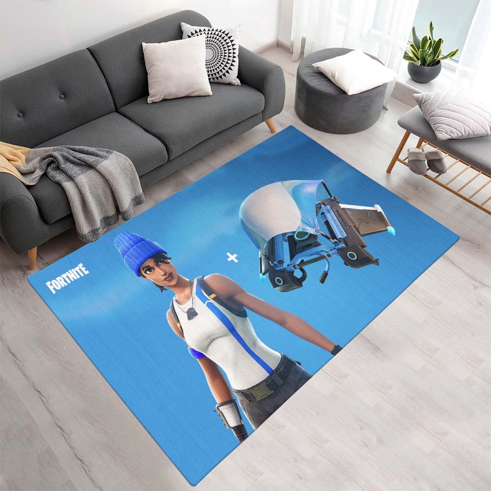 Blauteam-Anführer-Skin Fortnite Teppich - TOK