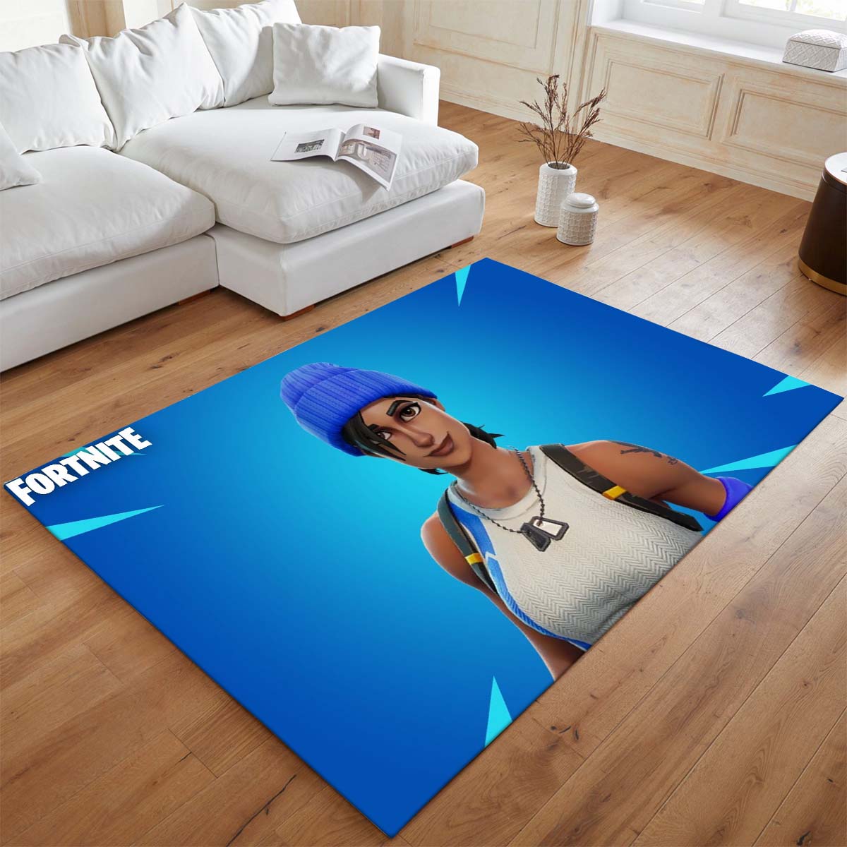 Blauteam-Anführer-Skin Fortnite 3 Teppich - TOK 2