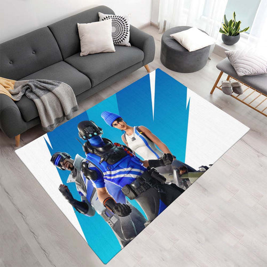 Blauteam-Anführer-Skin Fortnite 5 Teppich - TOK