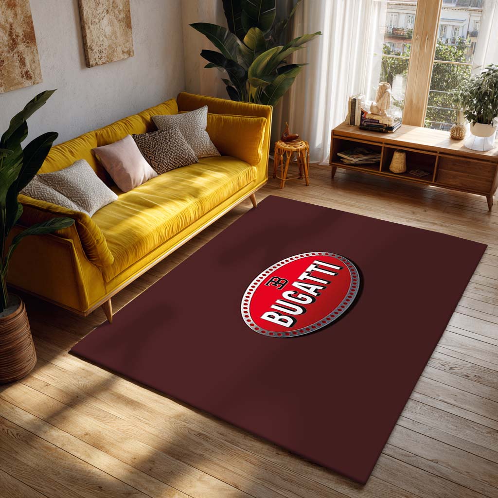 Bugatti Color Background Teppich - Teppich mit Automotiv-Motiv-2