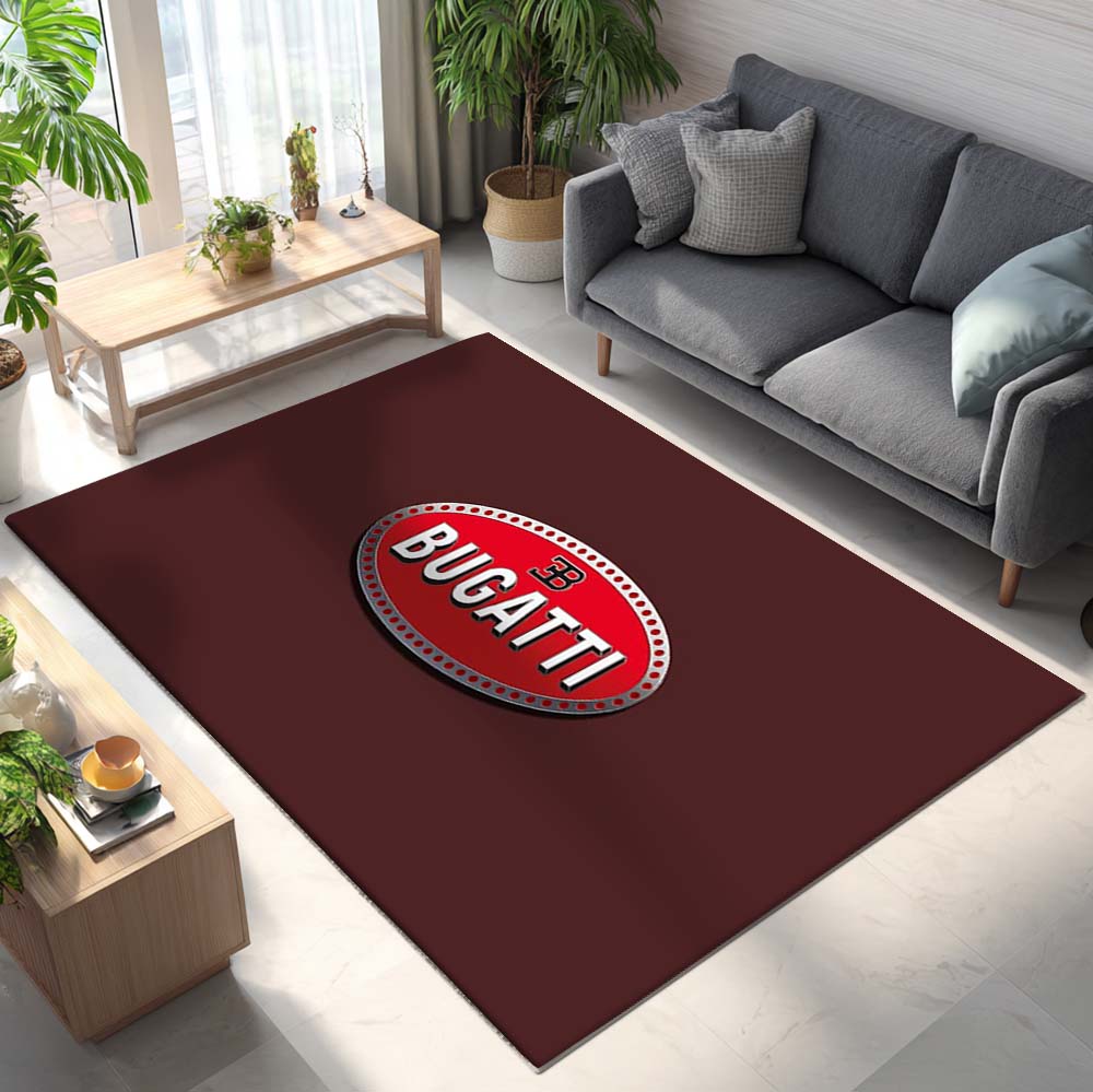 Bugatti Color Background Teppich - Teppich mit Automotiv-Motiv