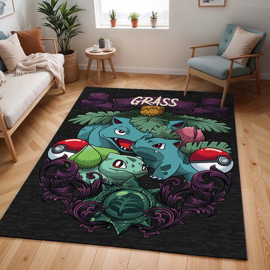 Bisasam – Pflanzen-Pokémon Teppich - TOK