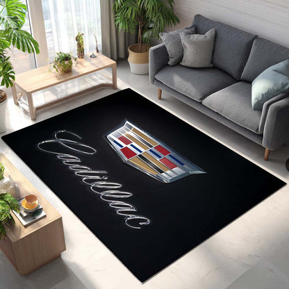 Cadillac Dark Background Teppich - Teppich mit Automotiv-Motiv