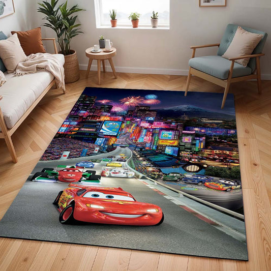 Cars 95 – Lightning McQueen auf der Tokyostraße Teppich - TOK