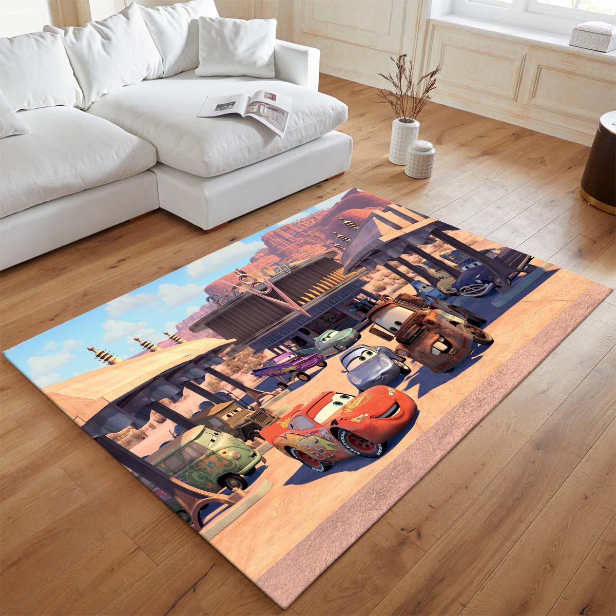Cars – Lightning McQueen, Sally und Hook Teppich - TOK 2