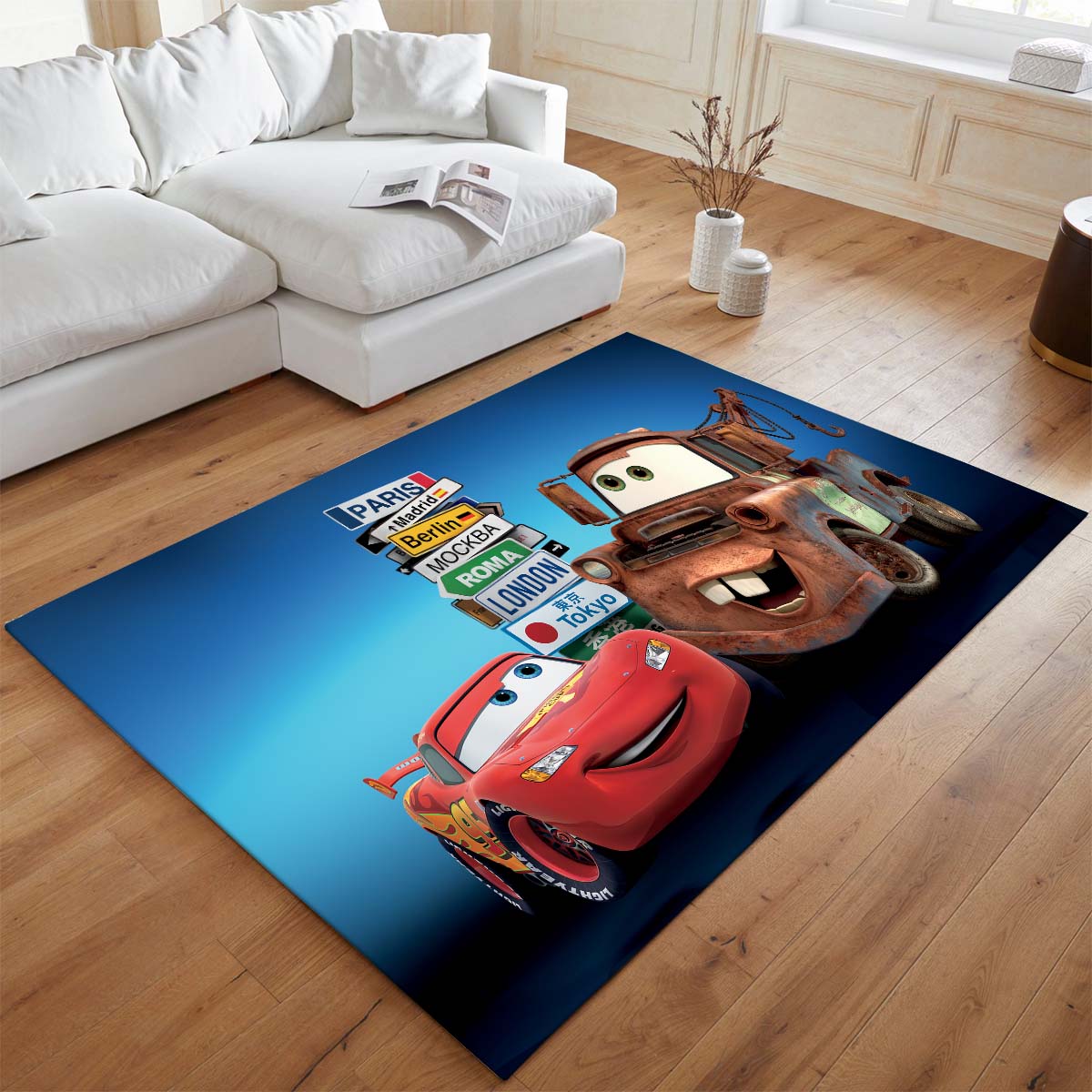 Cars – Lightning McQueen und Hook Teppich - TOK 2