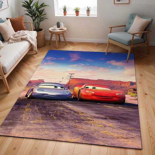 Cars – Lightning McQueen und Sally Carrera Teppich - TOK