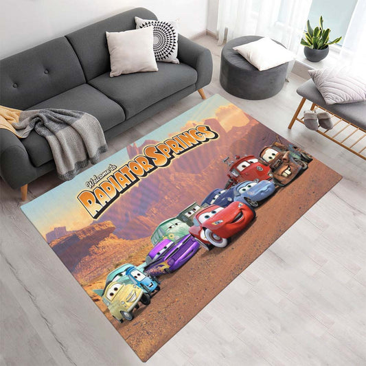 Cars – Lightning McQueen und Sally Carrera – Radiator Springs Teppich - TOK