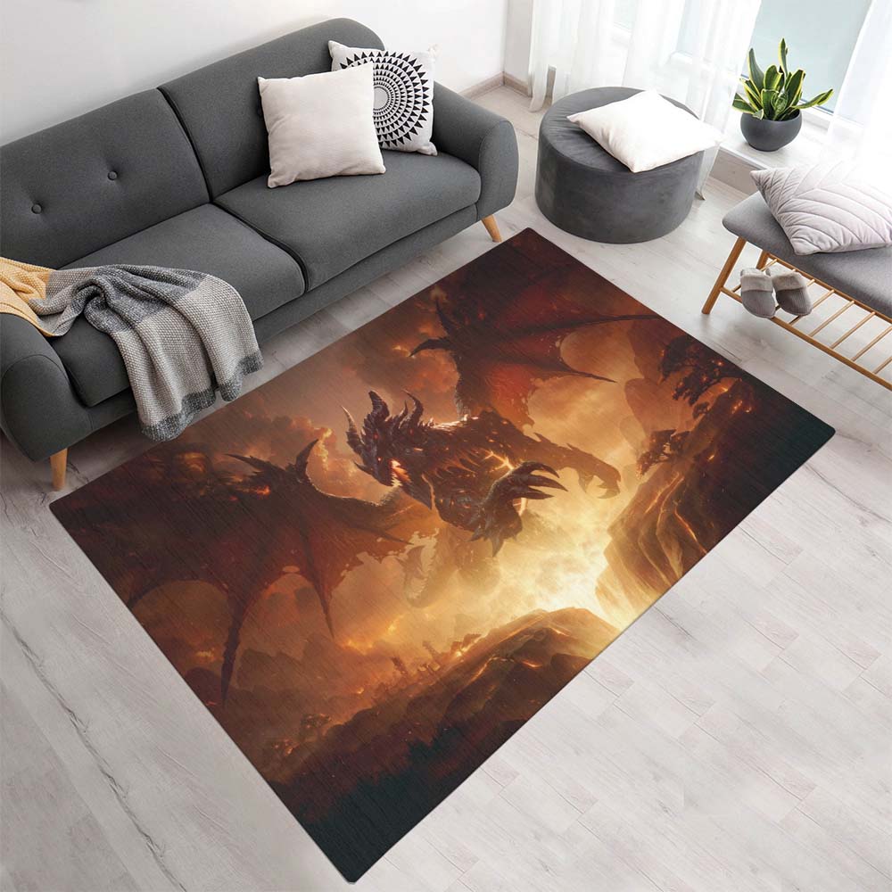 Kataklysmus Klassik Todesschwinge der Zerstörer World of Warcraft Teppich - TOK