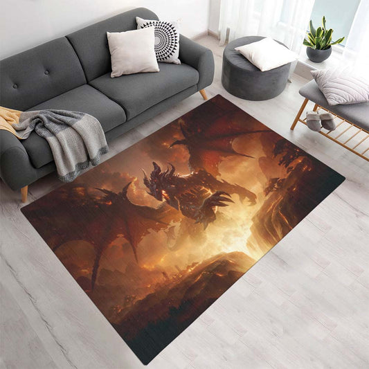 Kataklysmus Klassik Todesschwinge der Zerstörer World of Warcraft Teppich - TOK