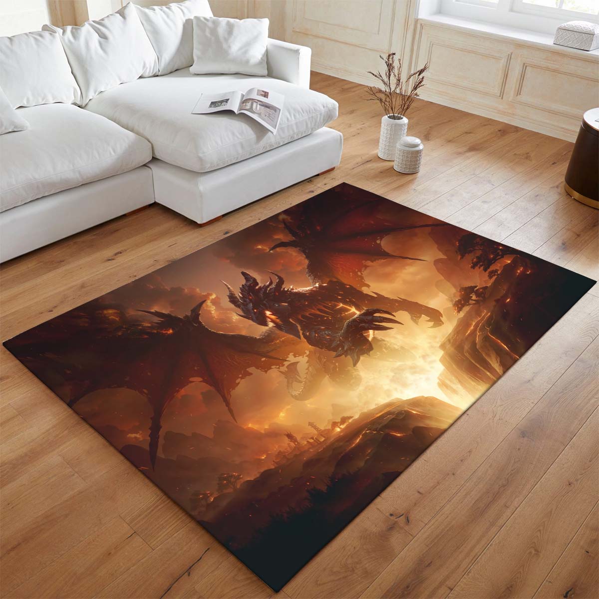 Kataklysmus Klassik Todesschwinge der Zerstörer World of Warcraft Teppich - TOK 2