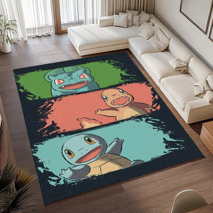 Glurak, Bisasam & Schiggy – Pokémon Teppich - TOK 2