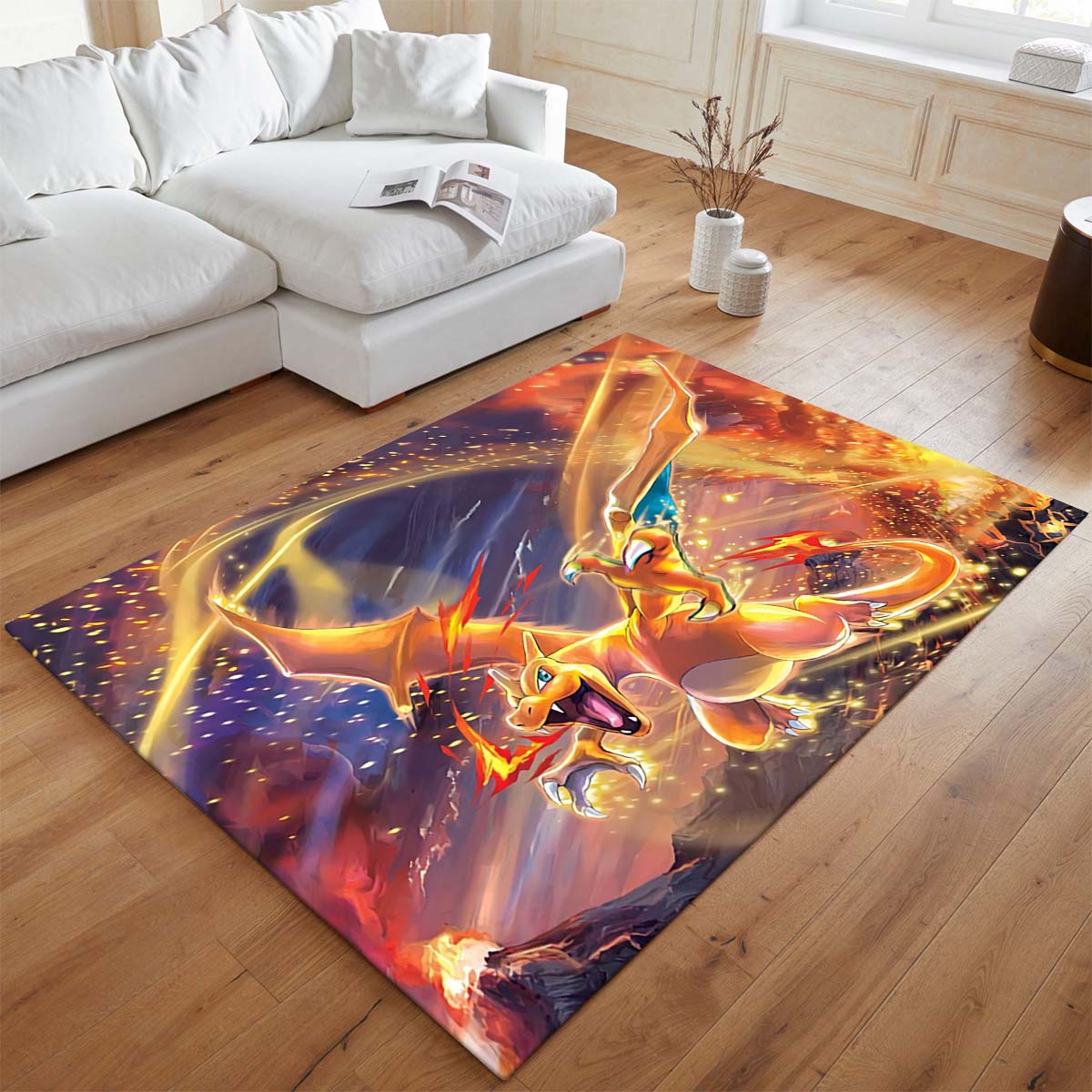 Glurak Pokémon  - Charizard Pokemon 2 Teppich - TOK 2