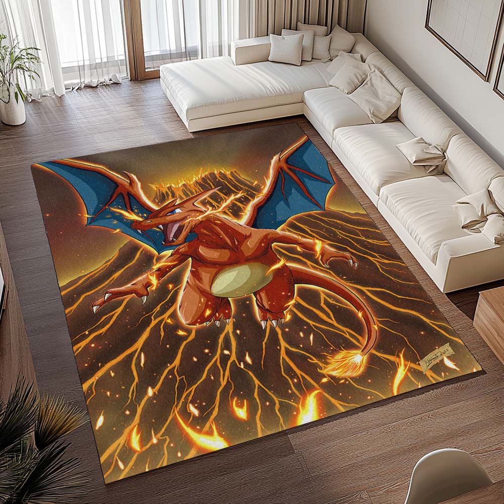 Glurak Pokémon  - Charizard Pokemon 4 Teppich - TOK 2