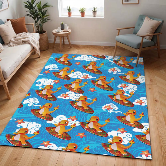 Glumanda Feuer-Pokémon  - Charmander Fire Pokemon 2 Teppich - TOK