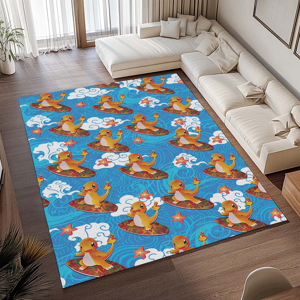 Glumanda Feuer-Pokémon  - Charmander Fire Pokemon 2 Teppich - TOK 2