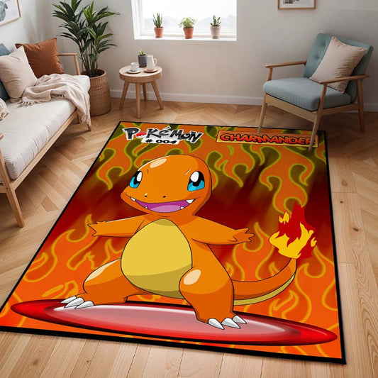 Glumanda Feuer-Pokémon  - Charmander Fire Pokemon 3 Teppich - TOK