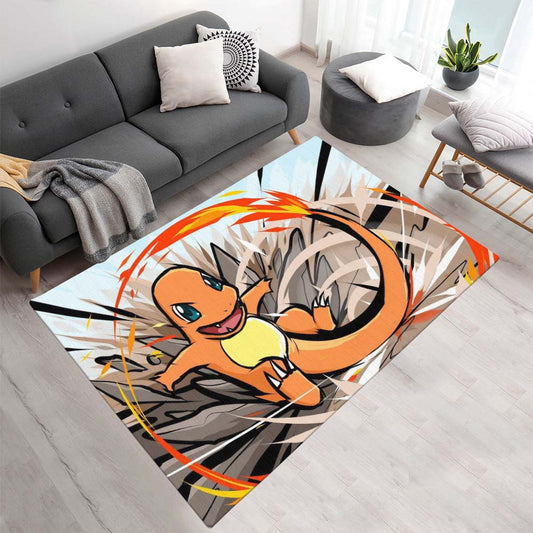 Glumanda Feuer-Pokémon  - Charmander Fire Pokemon 4 Teppich - TOK