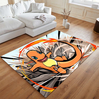 Glumanda Feuer-Pokémon  - Charmander Fire Pokemon 4 Teppich - TOK 2