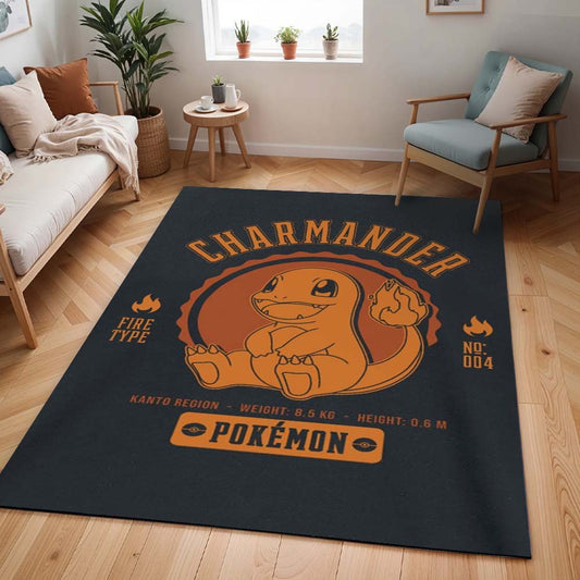 Glumanda Feuer-Pokémon  - Charmander Fire Pokemon 6 Teppich - TOK