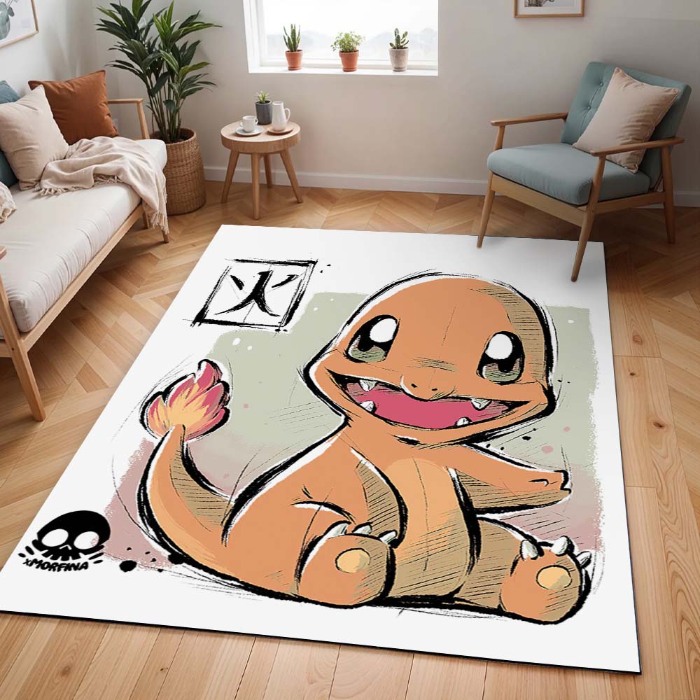 Glumanda Pokémon  - Charmander Pokemon 2 Teppich - TOK