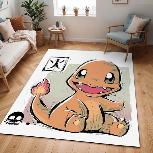 Glumanda Pokémon  - Charmander Pokemon 2 Teppich - TOK
