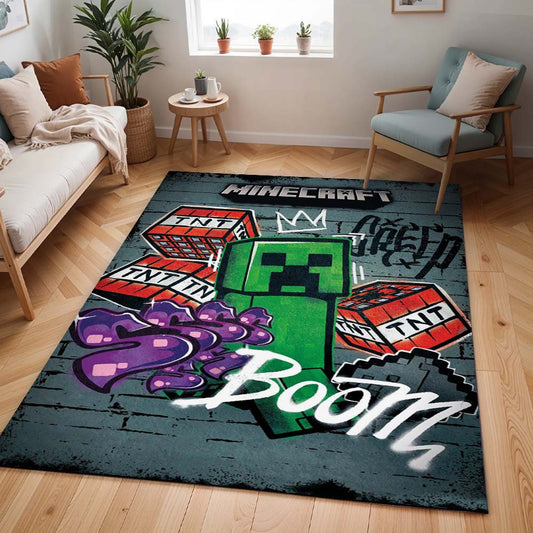 Creeper in Minecraft TNT-Explosion Teppich - TOK