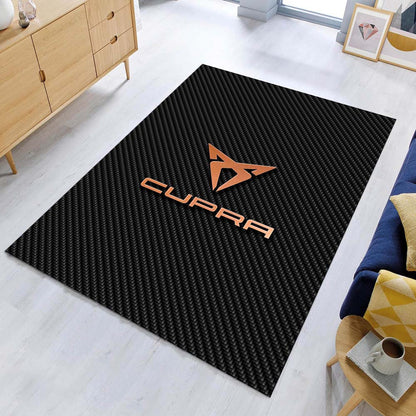 Cupra Carbon Teppich - Teppich mit Automotiv-Motiv