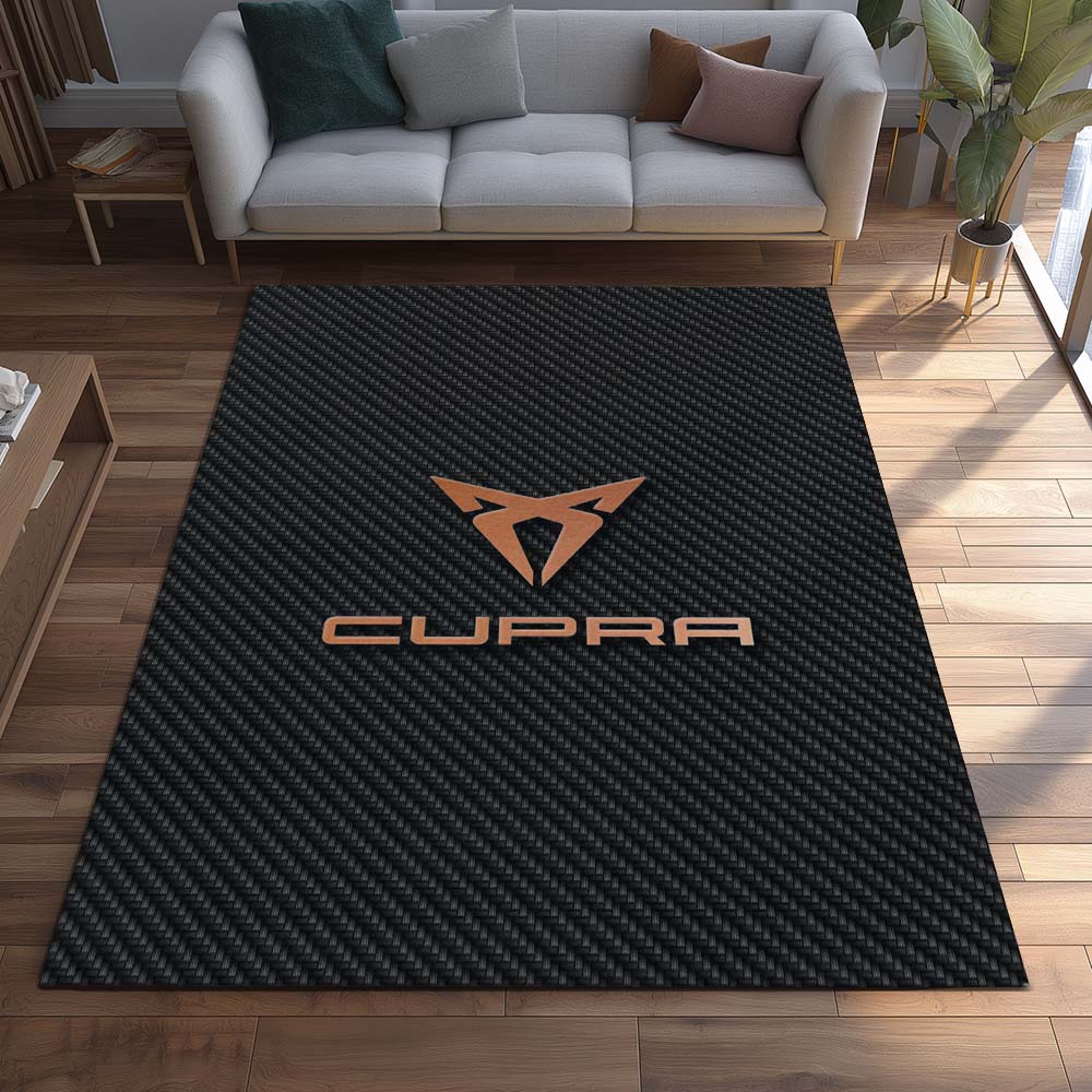 Cupra Carbon Teppich - Teppich mit Automotiv-Motiv-2