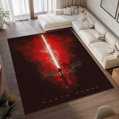 Darth Vader Rotes Lichtschwert Teppich - TOK 2