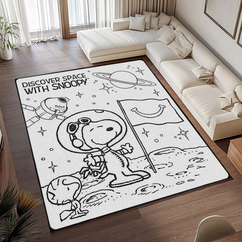 Snoopy entdeckt das Weltall Teppich - TOK 2