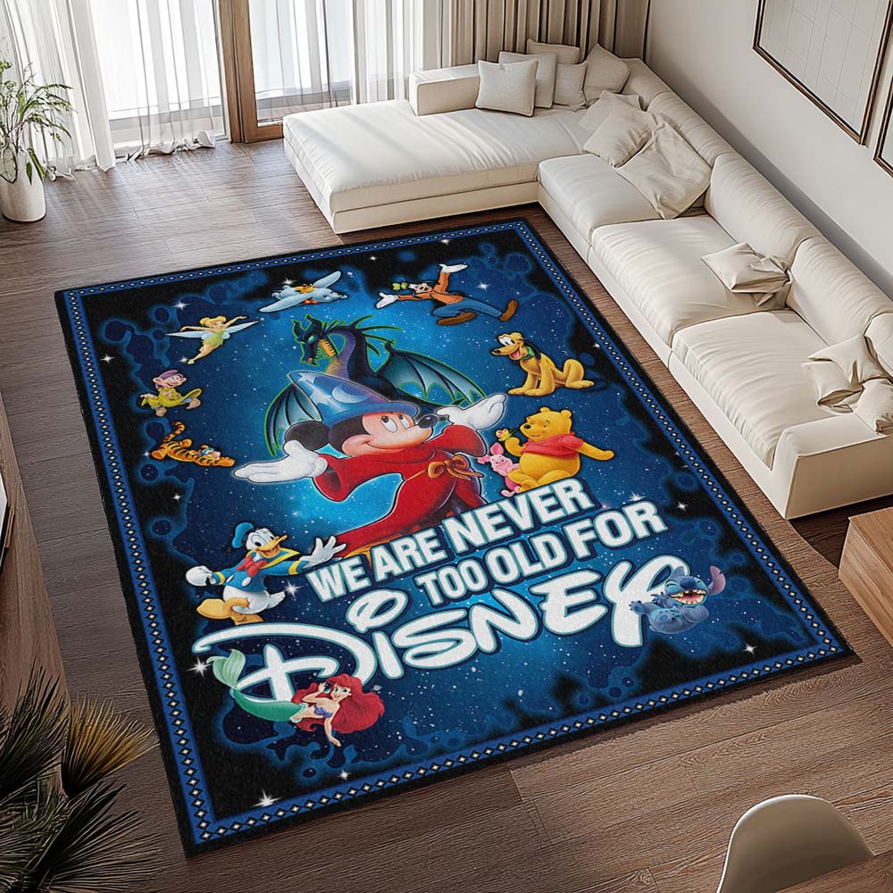 Disney – Micky Maus – Wir sind nie zu alt für Disney Teppich - TOK 2