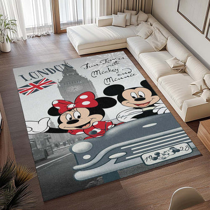 Disney – Micky Maus und Minnie Maus in London Teppich - TOK 2