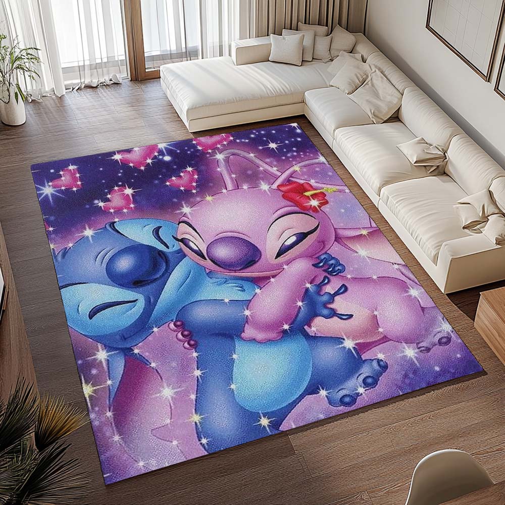 Disney Stitch und Angel verliebt Teppich - TOK 2
