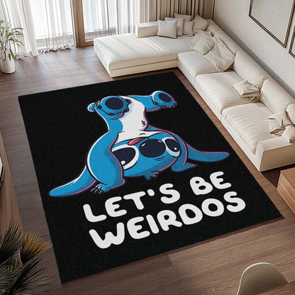 Disney Stitch Lass uns seltsam sein Teppich - TOK 2