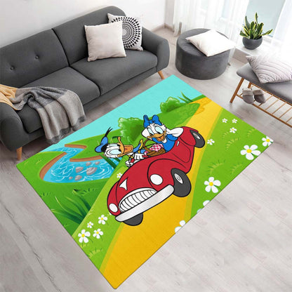 Donald Duck und Daisy Duck – Autofahrt & Picknick Teppich - TOK