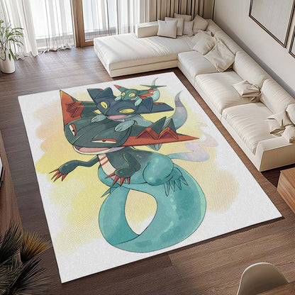 Katapuldra Pokémon  - Dragapult Pokemon 7 Teppich - TOK 2
