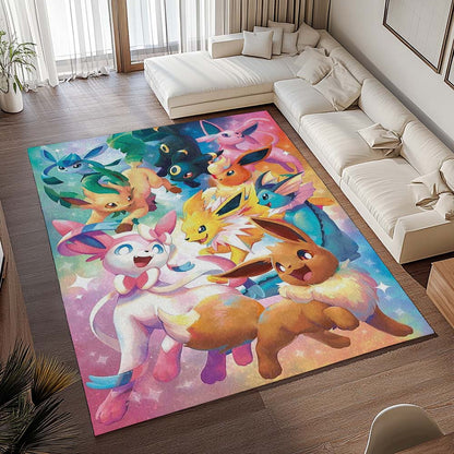 Evoli Entwicklung Pokémon  - Eevee Evolution Pokemon 10 Teppich - TOK 2
