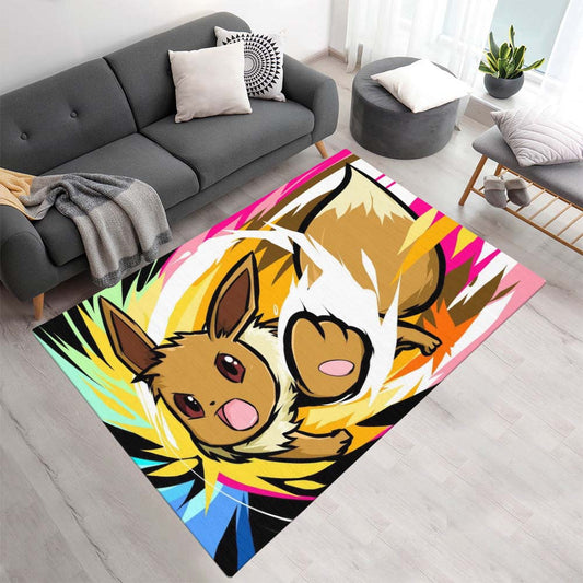 Evoli Entwicklung Pokémon  - Eevee Evolution Pokemon 11 Teppich - TOK