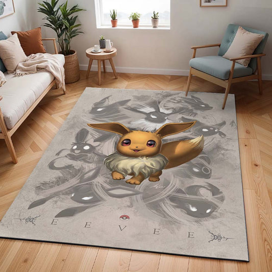Evoli Pokémon  - Eevee Pokemon 3 Teppich - TOK
