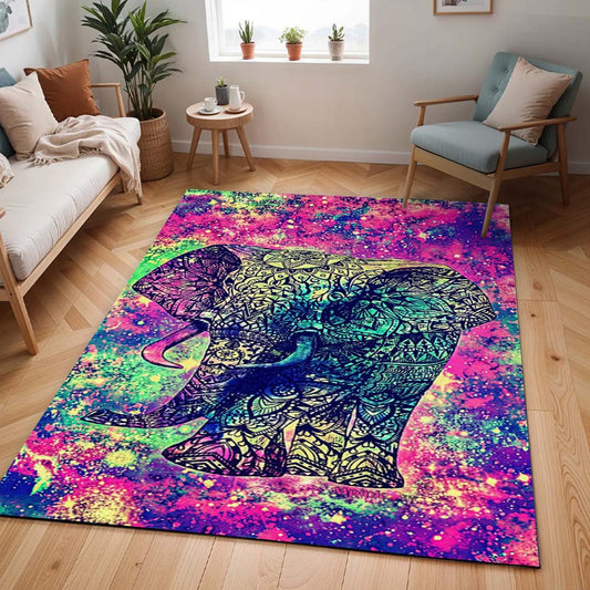 Elefant – Boho-Hippie-Stil Teppich - TOK