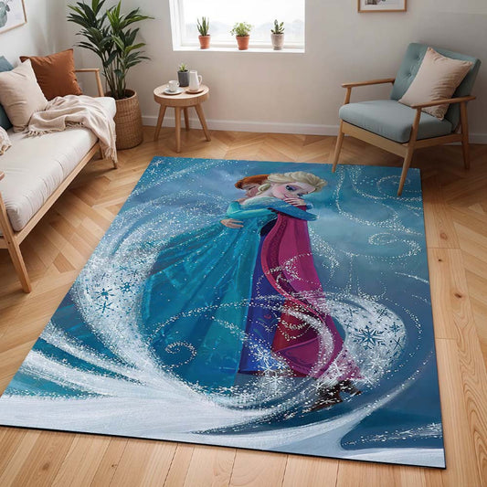 Elsa Anna Die Eiskönigin - Frozen Teppich - TOK