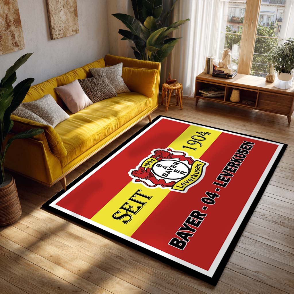 FC Bayer 04 Leverkusen - B04 Teppich - Design 02 - Teppich für Fans 2